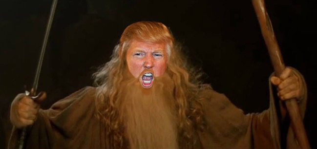 Image result for trump you shall not pass